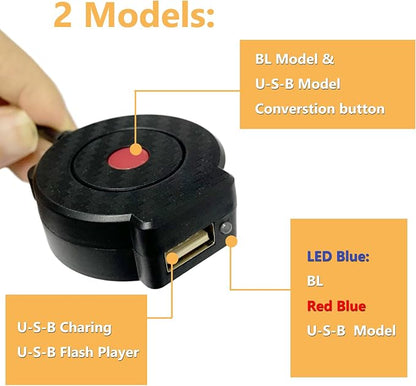 AMI MDI MMI Car Aux Receiver Music Streaming Adapter Compatible for Mini Coop-ers with USB & 3.5mm AUX Power Port