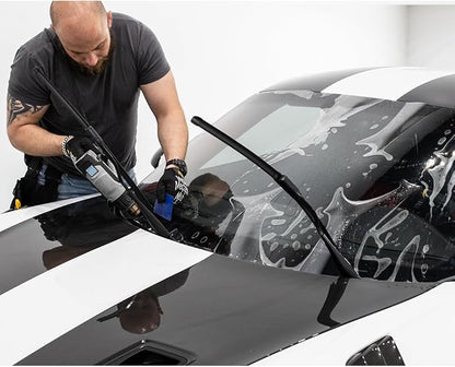 HOHOFILM Clear TPU Windshield Protection Film PPF Self Healing Scratchable & Stretchable Car Wrap Film for Front Window Glass (60"X79")