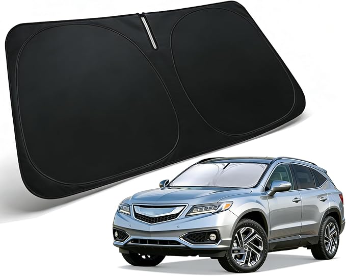 Windshield Sun Shade for Acura RDX 2013-2018, Car Front Window Sunshade with 240T Sun Visor Protector Blocks UV Rays Heat Sun Shield Accessories