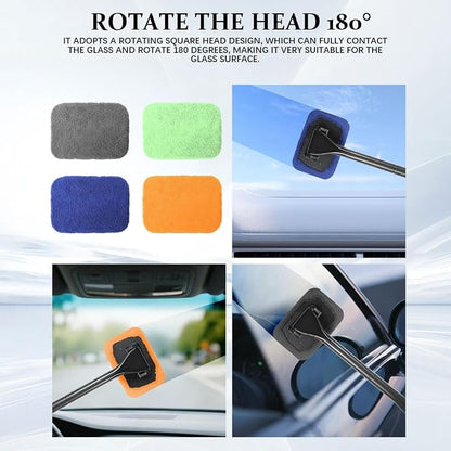Car Windshield Cleaning Tool, Soft Car Interior Detailing Kit Tools, Automotive Window Dust Removal Tools and Supplies, General Washing Brush are Suitable for Cars, SUVs and Trucks