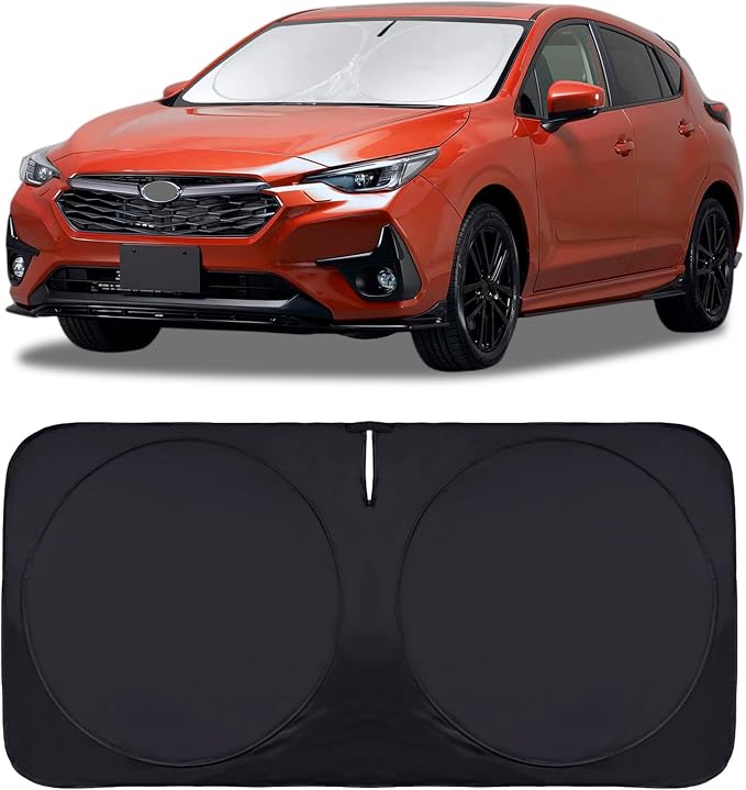 for Impreza Sunshade Windshield Sun Shade for 2017-2024 Subaru Impreza WRX Sedan Hatchback Foldable Windshield Cover for Subaru Legacy Front Window Sun Visor for 2022 Ascent Accessories
