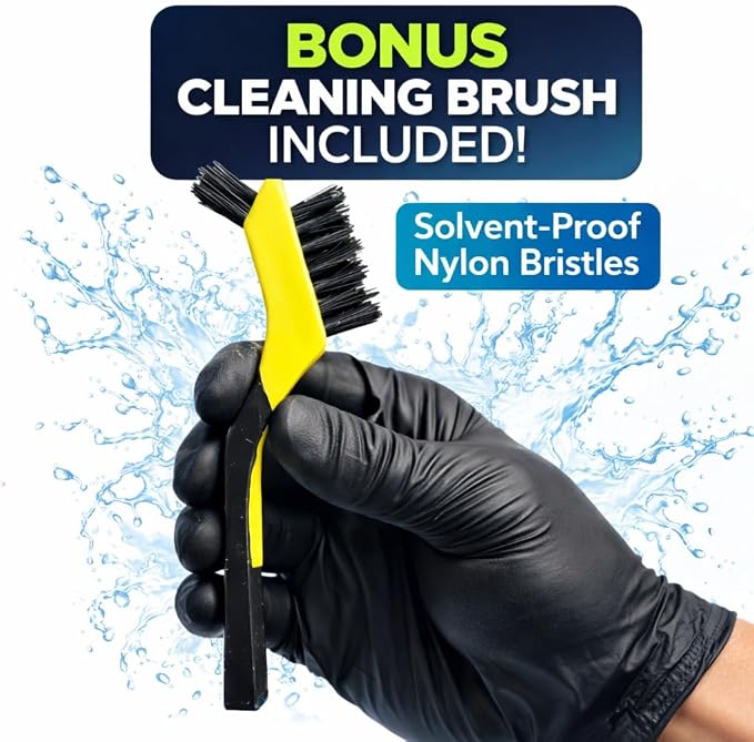 LiME LiNE Urethane Spray Gun and Airbrush Cleaner for Automotive Painting: Bonus Cleaning Brush Included 1 (Quart)