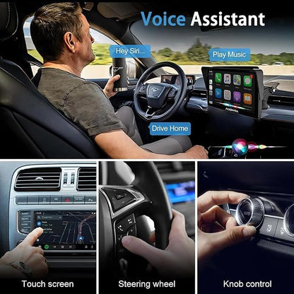Wireless Carplay Adapter for BMW iX3 2022 2023 2024, 2 in 1 Plug and Play Android Auto and Carplay Effortlessly Convert Wired to Wireless Car Play