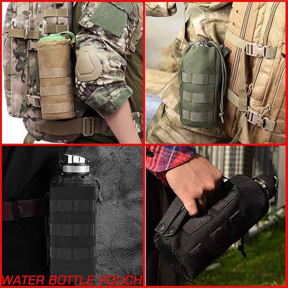 Molle Seat Back Organizer with 5 Pouches, Tactical Seat Covers, Molle Tactical Vehicle Organizers Panel Car Seat Covers Protector for Truck