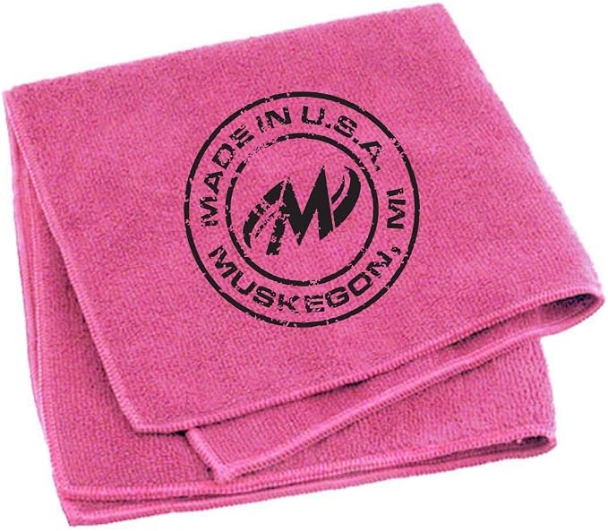 Bowlerstore Products Motiv Micro Fiber Towel - Pink/Black