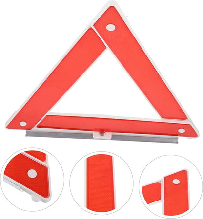 OUNONA Car Safety Warning Triangle Sign Emergency Roadside Alert Dot Approved Foldable Car Accessories
