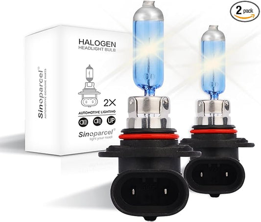Sinoparcel 9145/H10 Halogen Fog Light Bulb 3800K, 150% More Brightness Replacement for Standard 42W Bulb, Pack of 2