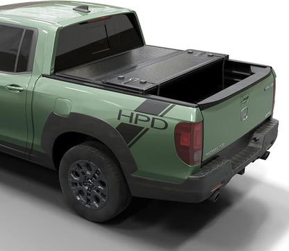 Toptiny Hard Folding Truck Bed Tonneau Cover |HTF039|Fits 2017-2026 Honda Ridgeline 5' Bed (64")