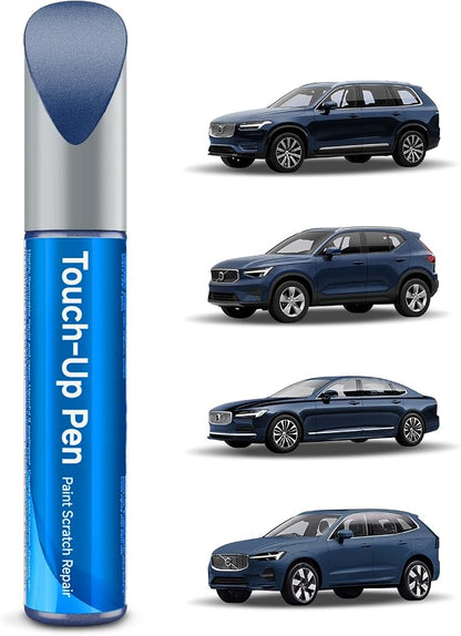 723 Denim Blue Metallic Touch Up Paint Compatible with Volvo Exact Match Touch Up Paint Car Scratch Repair