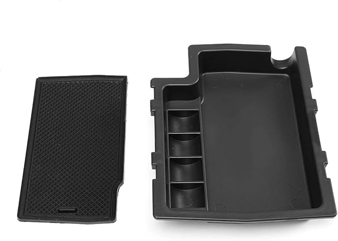 DNA MOTORING ZTL-Y-0022 Center Console Armrest Organizer Tray (for 13-17 Subaru Crosstrek), 1 Pack,Black