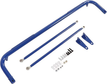 Precise 49in Racing Safety Seat Belt Chassis Roll Harness Bar Kit Stainless Steel Universal for Racing Enthusiasts (Blue)