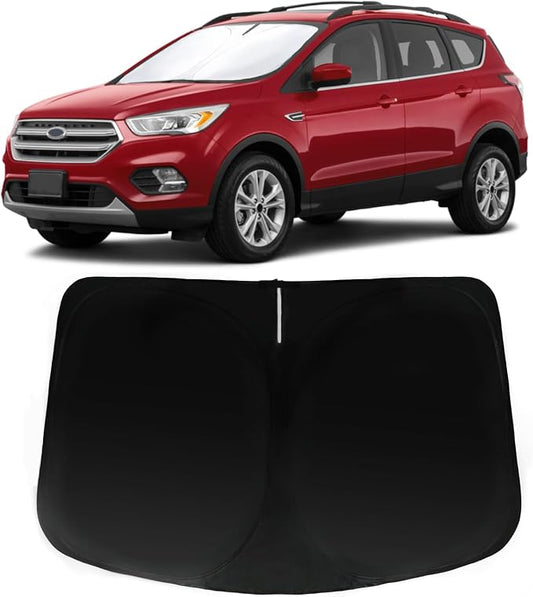 Windshield Sun Shade for Ford Escape 2020-2026, Car Front Window Sunshade with 240T Sun Visor Protector Blocks UV Rays Heat Sun Shield Accessories