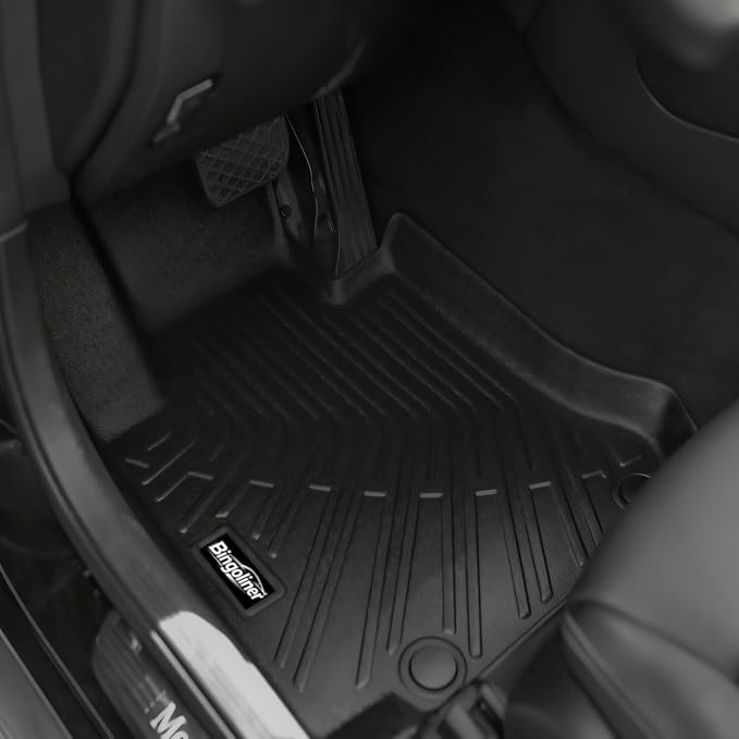 Floor Mats for Toyota Sequoia 2012-2022 (with 2nd Row Bench Seats), Trunk Mat and Backrest Mat All Weather TPE Protector for Toyota Sequoia Accessories (Not for 2nd Row Captain Seats)