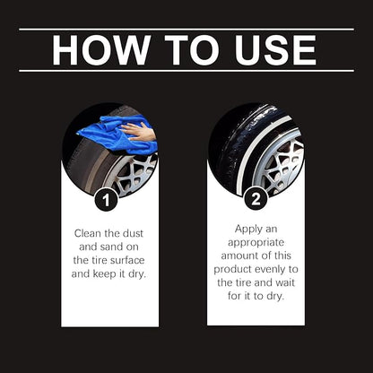Multipurpose Auto Care Cream Car Maintenance Cream Upgrades for Faux Leather & Restores Seats Dashboard & Tires