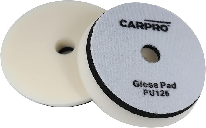 CARPRO Gloss Pad - Extreme High Gloss, Made of Unique Japanese Open Cell Polyurethane Foam, Beveled Profile, Both Dual Action and Rotary Machines - 5" (Pack of 1)