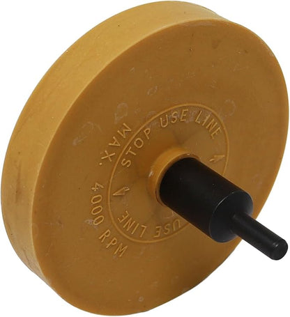 CTA Tools 1010 3.5" Eraser Wheel with Arbor Adapter