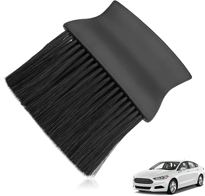 Car Detailing Brush with Ultra Soft Bristles Automotive Interior Cleaning and Dusting Tool for Dashboard Air Vents Leather Computer and Scratch Free Surfaces (Black)