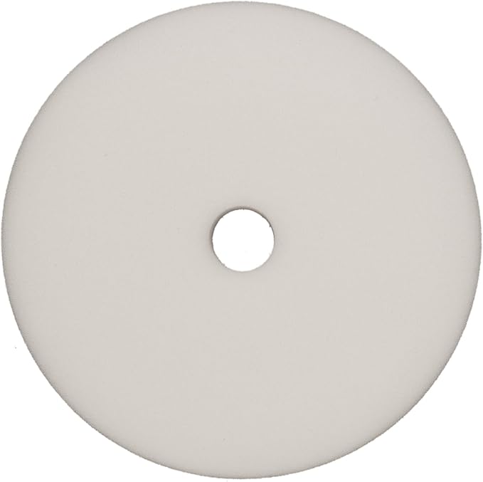 RUPES 9.DA180S Pack of 6 White D-A Ultra-Fine Polishing Foam Pads 180mm | Ideal for Paint Correction & Gloss Enhancement | Extremely Fine Defect Removal | Compatible with 6" Backing Plate