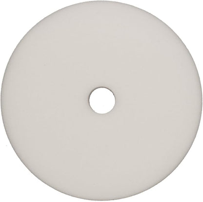 RUPES 9.DA180S Pack of 6 White D-A Ultra-Fine Polishing Foam Pads 180mm | Ideal for Paint Correction & Gloss Enhancement | Extremely Fine Defect Removal | Compatible with 6" Backing Plate