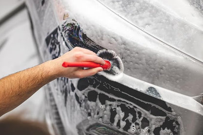 Detail Factory - TriGrip Ultra-Soft Detailing Brush Set - Scratch-Free Cleaning for Exterior, Interior Panels, Emblems, Badges, Gauges, Infotainment Screen - Octane Ectoplasm