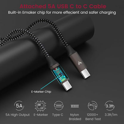 VELOGK Super Fast Type C Car Charger [73W Turbo], Fast Adaptive 55W 45W PPS/PD&QC3.0 USB C Car Adapter[Super Fast Charging 2.0]for Samsung S26/S25 Ultra/S24 Ultra/S23 Ultra/S22+/S21, iPad Pro(Purple)