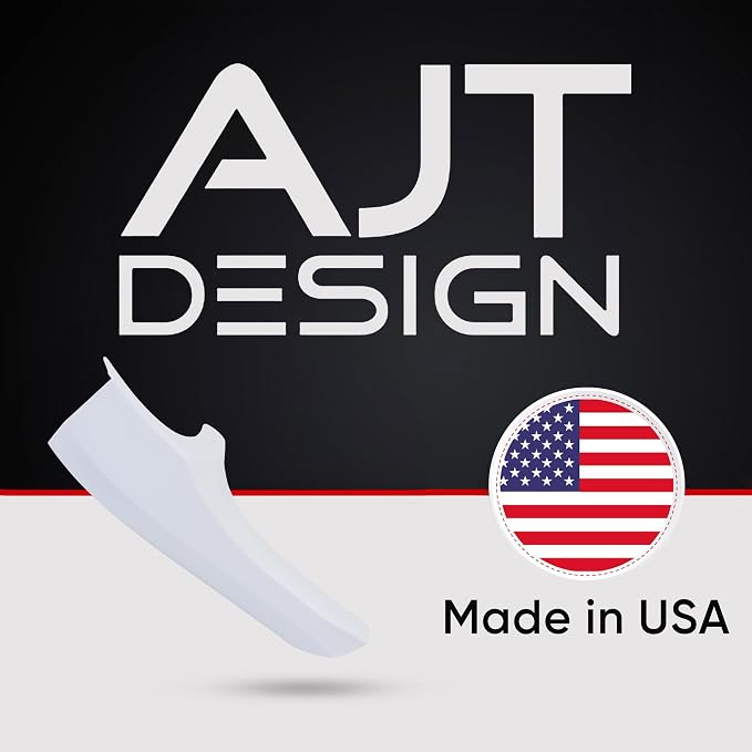 AJT DESIGN Car Door Handle Cover Compatible with Toyota Tacoma (2016-2023) | ABS Plastic Interior Trim, Chrome Delete Tacoma Door Handle Cover | Made in USA, Pack of 4 (Front & Back) - White