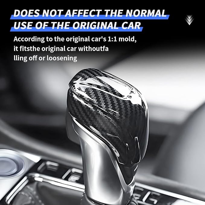 Car Center Console Gear Shift Knob Trim Cover for Nissan Sentra 2020 2021 2022 2023 2024 2025 Auto Interior Accessories Central Control Shifters Protection Decor Panel Carbon Fiber Style Kit