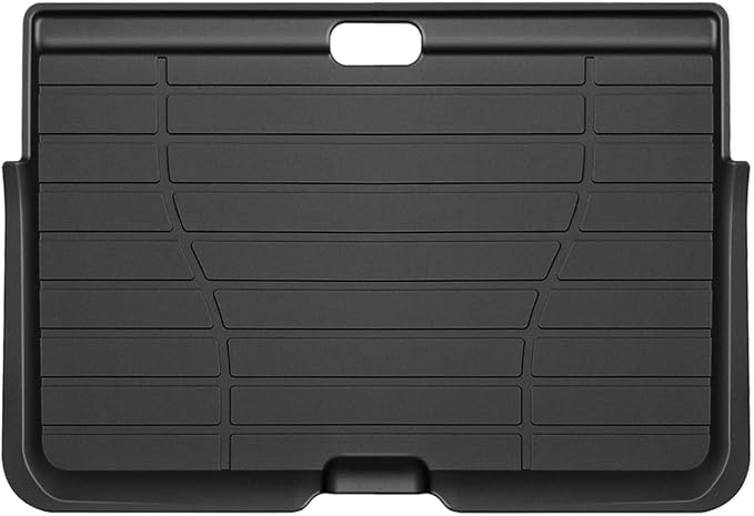 Muslogy Front Center Console Organizer Compatible with 2021-2023 2024 GMC Yukon & Chevy Tahoe Suburban Hidden Panel Secret Pocket Lid Removable Cover with USB Hole (Not for Yukon Denali/Ultimate)
