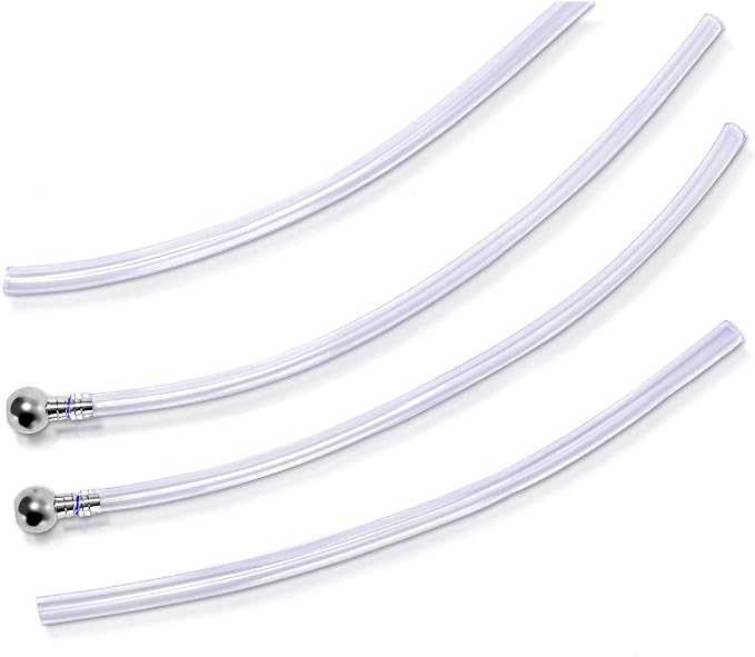 Tool Daily Foam Cannon Straw, Foam Cannon Tube Suits for Most Foam Lance, 9 Inch, 2 PCS Stainless Steel Filter Ball
