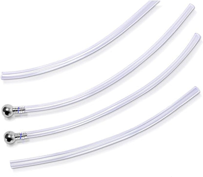 Tool Daily Foam Cannon Straw, Foam Cannon Tube Suits for Most Foam Lance, 9 Inch, 2 PCS Stainless Steel Filter Ball