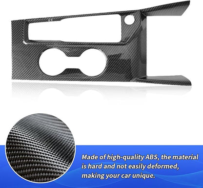 Car Center Console Gear Shift Panel Trim Cover for Nissan Altima 2019 2020 2021 2022 2023 2024 2025 2026 Auto Interior Decorations Accessories Central Control Protection Carbon Fiber Style Kit