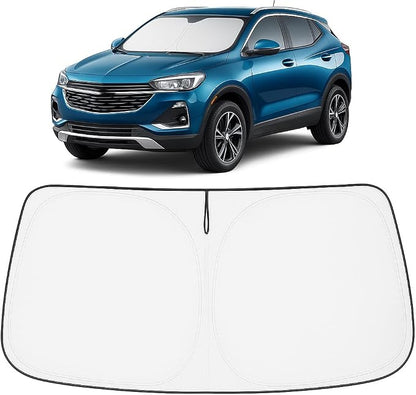 Proadsy Windshield Sun Shade for Buick Encore 2020-2025 2026 4-Layer Foldable Front Sunshade Protector Sun Visor Blocks UV Rays Keep Car Cooler