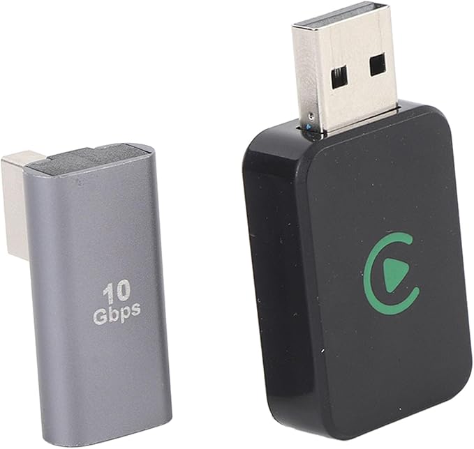 2 in 1 Adapter Dongle for Carplay Wired to Wireless USB Plug and Play for Android Auto Adapter iOS for Android