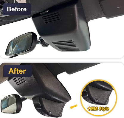 Fitcamx 4K Dash Cam Suitable for Honda Accord 2018-2022 Hybrid (Model A) LX Sport SE Touring EX EX-L, OEM Look, 2160P UHD Video, Built-in WiFi & APP, Loop Recording, G-Sensor, Plug & Play, 64GB Card