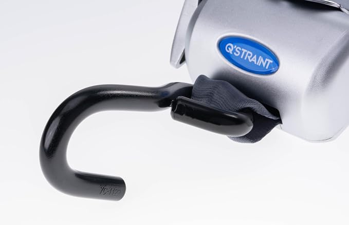 Q'Straint Q-8201-L QRT Standard 4-Pack Wheelchair Tie Down System for L-Track | Semi-Automatic Retractors with J-Hooks & PLI | Complete Securement Kit for NEMT, Paratransit & Bus