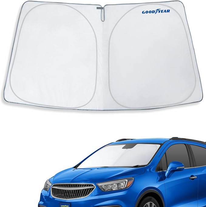Goodyear Foldable Windshield Sunshade for Buick Encore 2013-2022, SUV car Accessories, Sunshade Cover, Sun Shade Car Windshield, Window Sun Blocker - GY008344