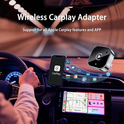 Wireless CarPlay and Android Auto Adapter for BYD HALO6 2023-2025- Mini Plug and Play Converter for Stable Connection