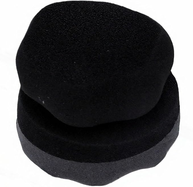 Hex Grip Tire Dressing Applicator Pad, 2PCS Reusable Foam Sponge with Wavy Contoured Surface for Even Shine Car Detailing (S (31.5 X 25.2in))