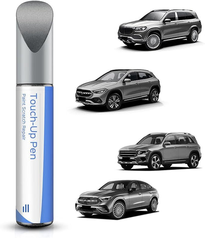 775/9775 Iridium Silver Metallic Touch Up Paint Compatible with Mercedes-Benz Exact Match–Chips and Nicks Touch Up