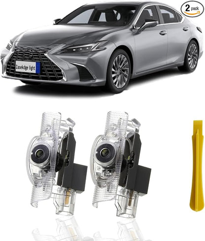 Never Fade HD LED Car Welcome Projector Lights,Car Door Lights Logo Projector Compatible with LS/ES/is/LX/RX/GS/GX/RC Car Accessories (Love 2pcs)