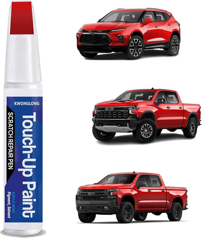 for Chevy Red Hot (G7C/WA130X) Car Touch-Up Paint, Compatible with Chevrolet-GMC Car Paint Scratch Repair Kit, Quick & Easy Solution to Repair