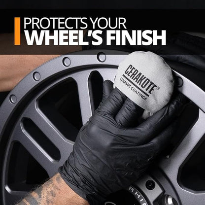CERAKOTE Professional Ceramic Wheel Coating (30 mL Kit) - Repels Brake Dust - Maximum Gloss and Vibrancy - Professional Level Protecation