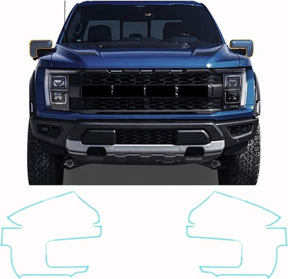 for Ford F-150 2022-2026 TPU PPF Paint Protective Film Custom Fit Clear Coating Paint Protection Film, Scratch Resistant & Self Healing Armor Shield Guard Finishing Accessories for Rearview