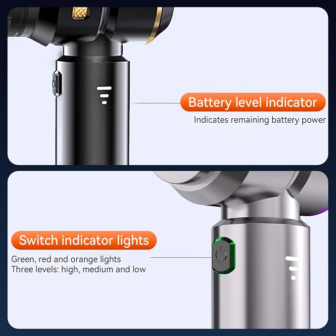 Handheld Car Vacuum Cordless, 22000Pa High Power Car Vacuum Cleaner and Air Duster, 2026 Upgrade 4-in-1 Car Vacuum Portable Cordless with 10 Multi-Nozzles for Small Jobs, Car, Home, Desk, Keyboard