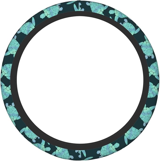 Sea Turtle Ocean Steering Wheel Cover Car Decor