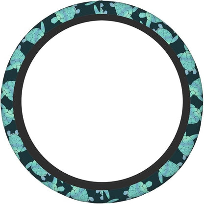 Sea Turtle Ocean Steering Wheel Cover Car Decor