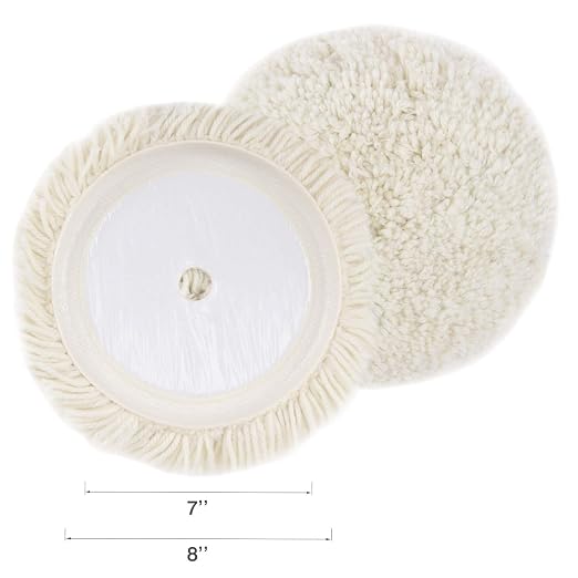 Makitoyo 7PCS 7 Inch Buffing Polishing Pads Kit,5pcs Polishing Sponge,1 pc Wool Pad,Waxing Buffing Pad Kit for Car