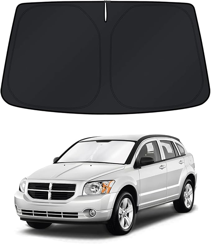 KUST Windshield Sun Shade for 2007–2012 Dodge Caliber Accessories Window Shade Sun Visor Foldable Block UV Rays Keep Car Cooler