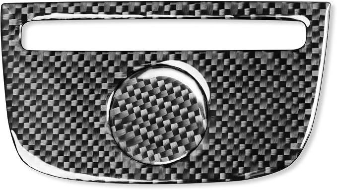 Real Premium Carbon Fiber Compatible with Audi A3 S3 RS3 8V 2013 2014 2015 2016 2017 2018 2019 Car Rear Center Console air Conditioning Vents Decor Cover Auto Interior Accessories Black