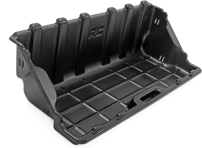 Rough Country Easy Access Truck Bed Cargo Storage Box | Mid-Size 52.5" - 10203, Black